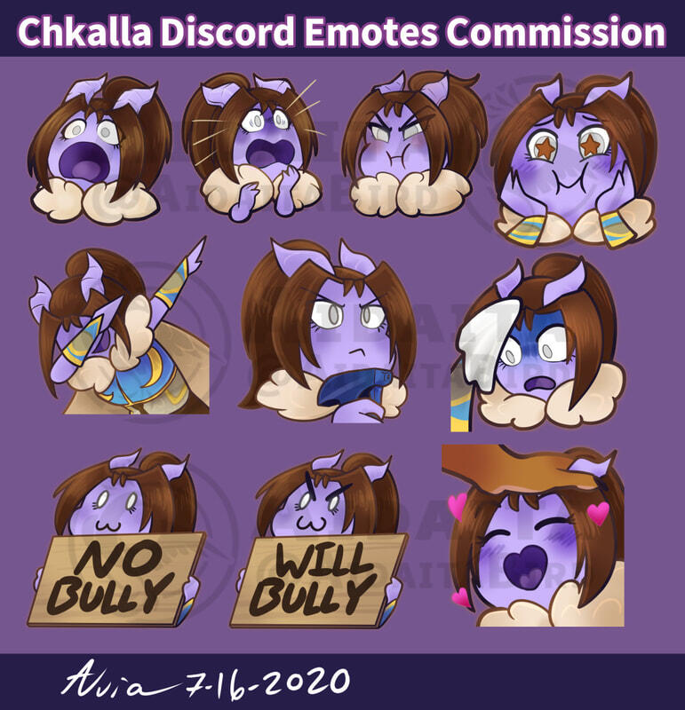 Chkalla Emote Set Comm